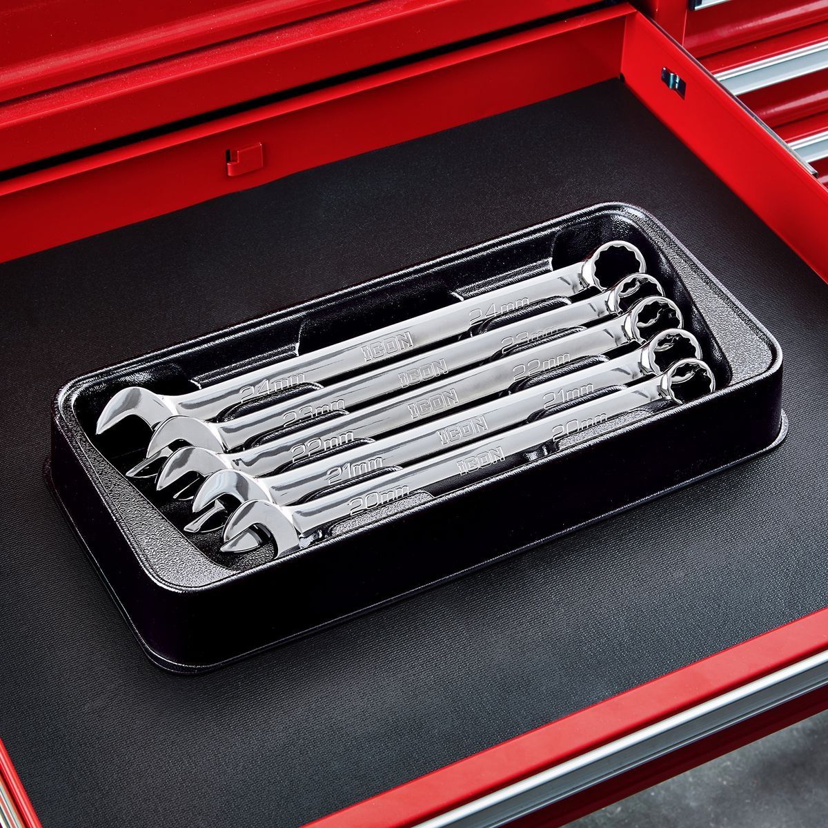 Metric Combination Wrench Set, 5 Piece I568114
