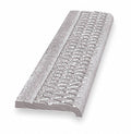 Silver 48In Cast Aluminum Stair Nosing R5362