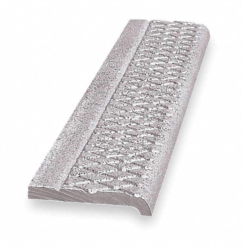 Silver 48In Cast Aluminum Stair Nosing R5362