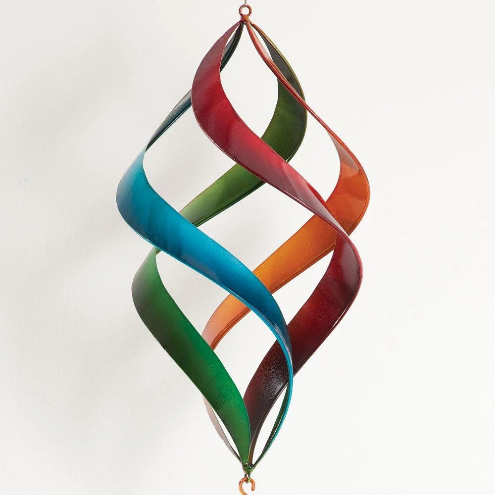 28" Rainbow Enameled Wind Spinner R5176