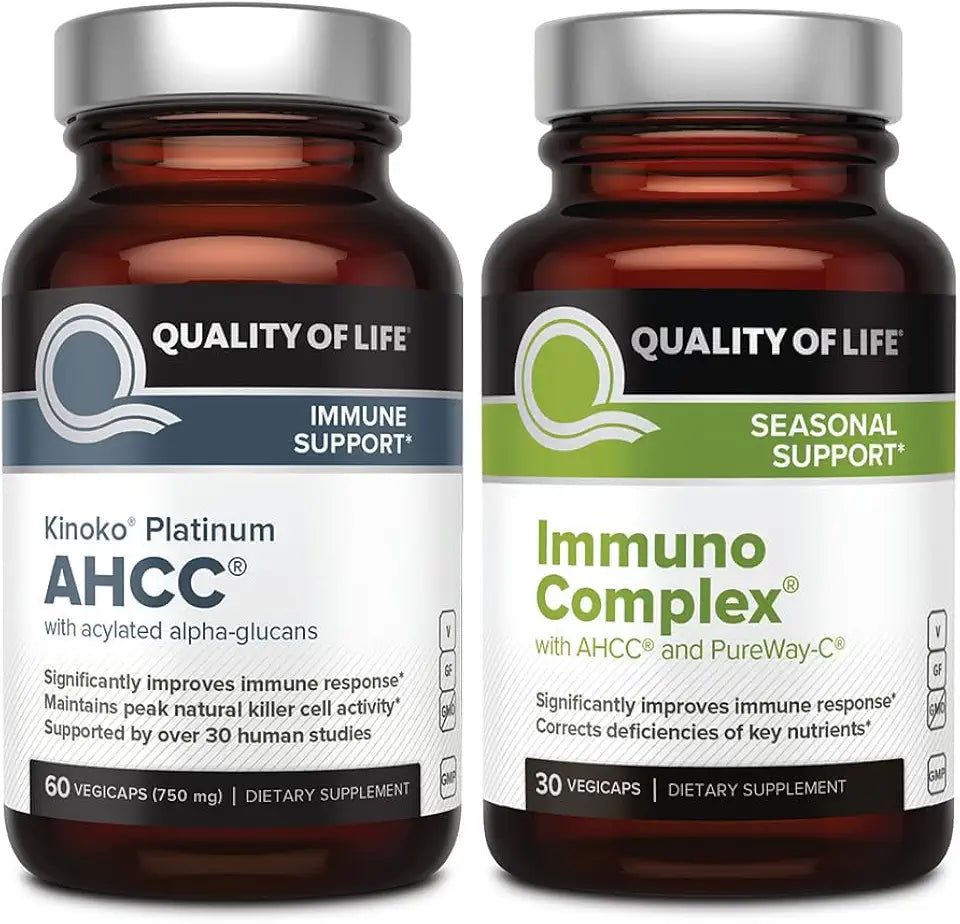 AHCC Mushroom Extract and Immuno Complex Vitamin C Z5733