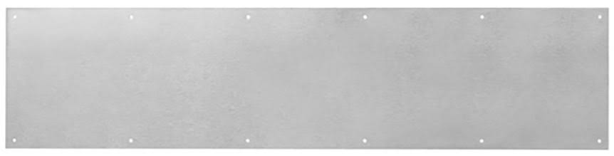 Metal Kick Plate Satin Stainless Steel 24 x 28 Y2744