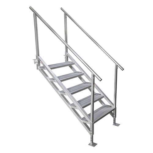5-Step Dock Stairs with Railing S308