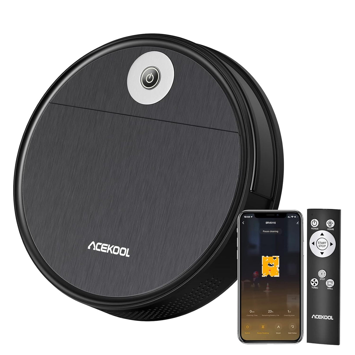 Robot Vacuum Cleaner, 1700pa Suction, 170min Runtime Z3131