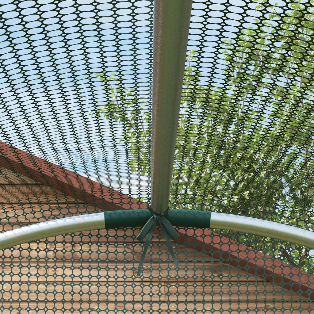 4' x 4' Green Plant Protection Tent Crop Cage with Door E979406