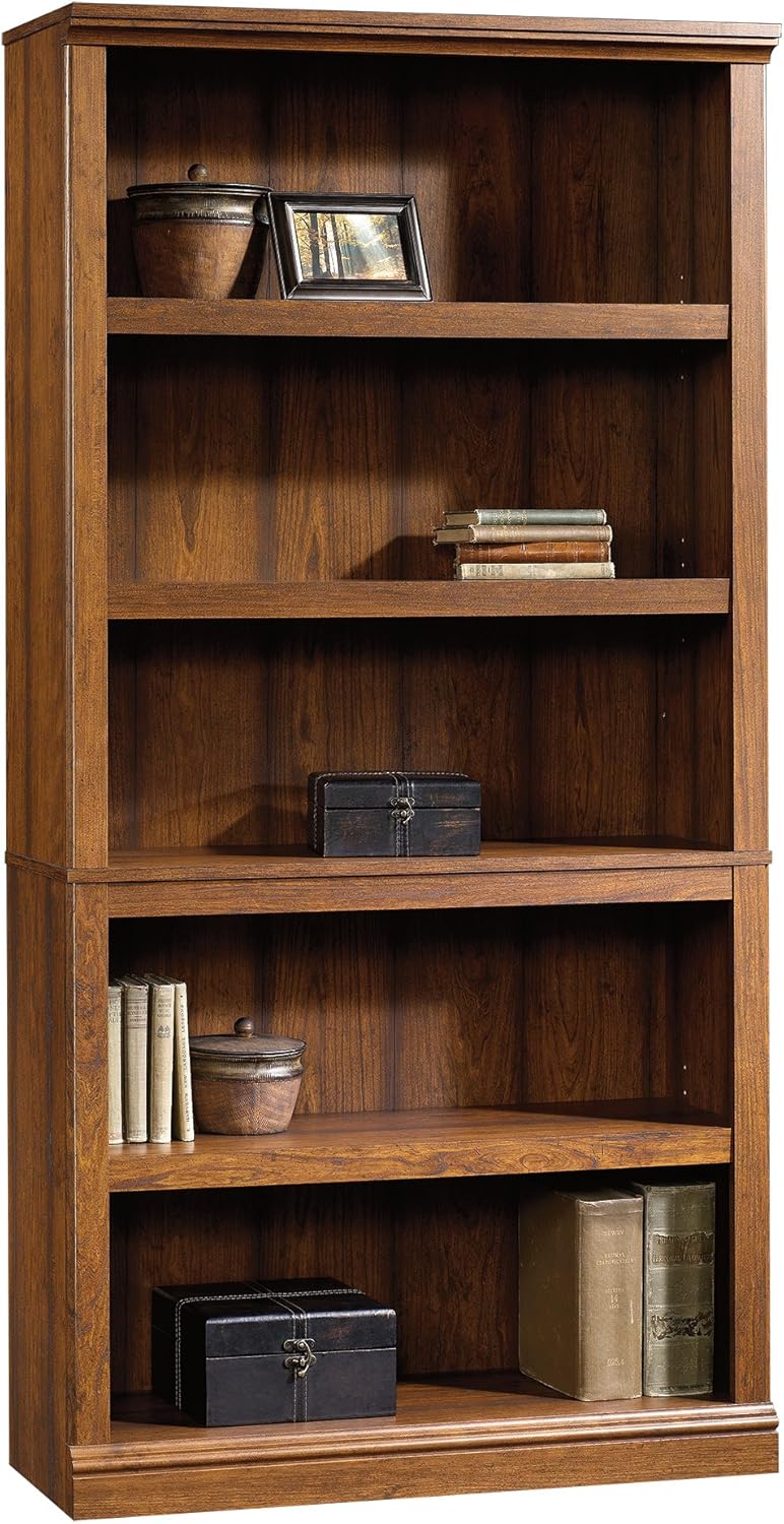 5-Shelf Bookcase, Cherry finish T16264
