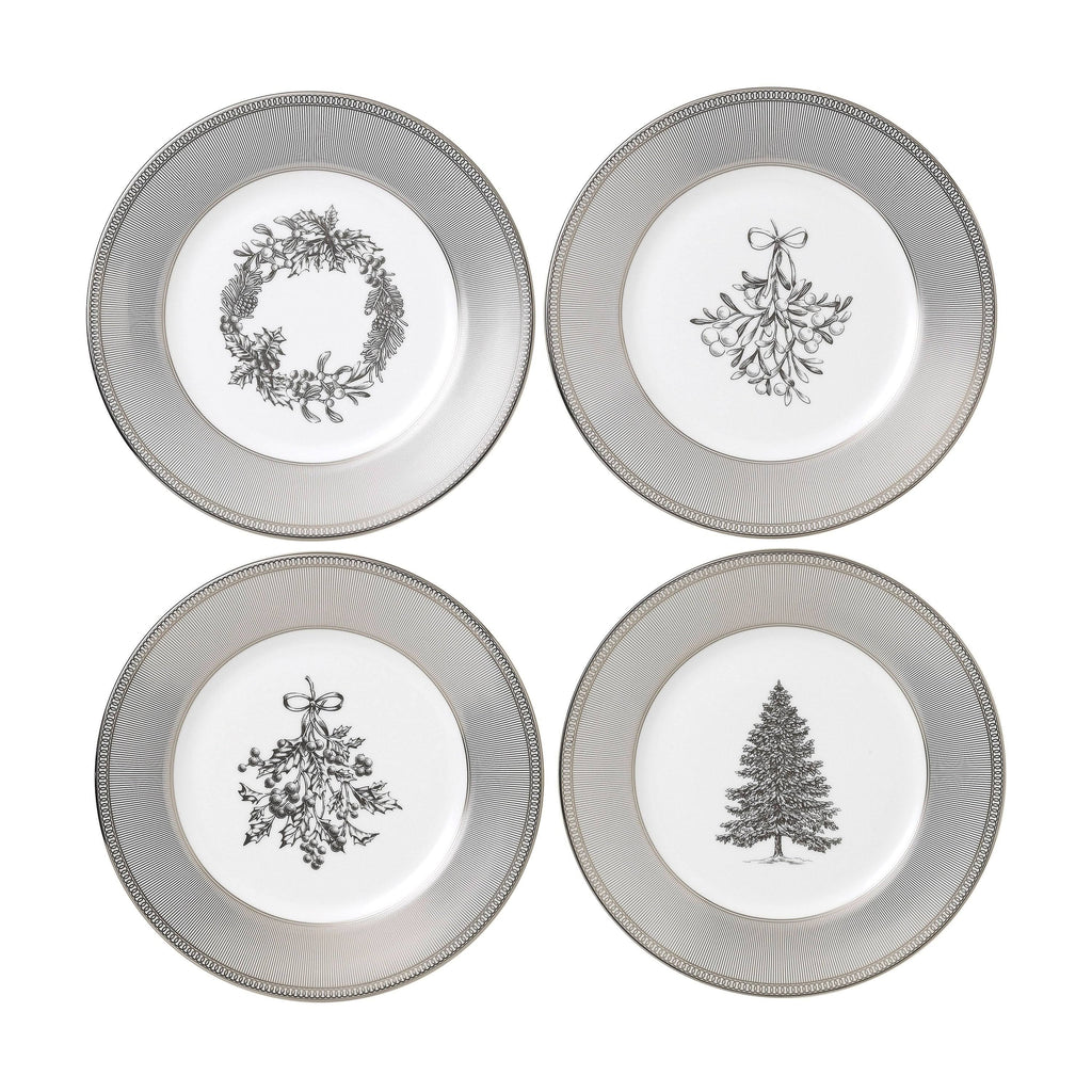 Winter White Salad Plate Set of 4 F21552