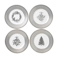 Winter White Salad Plate Set of 4 F21552