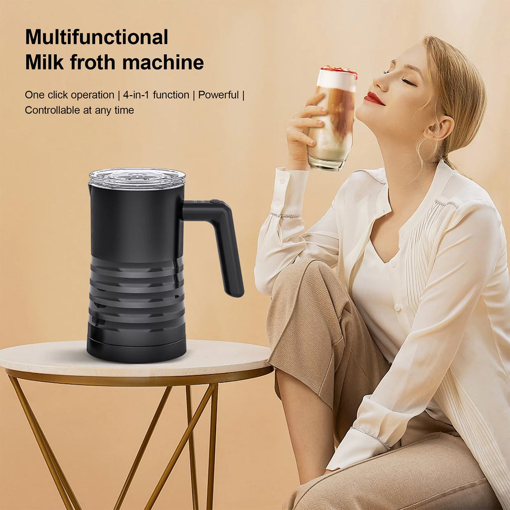 4 in 1 Electric Milk Frother Steamer 580ml Stainless Steel T331