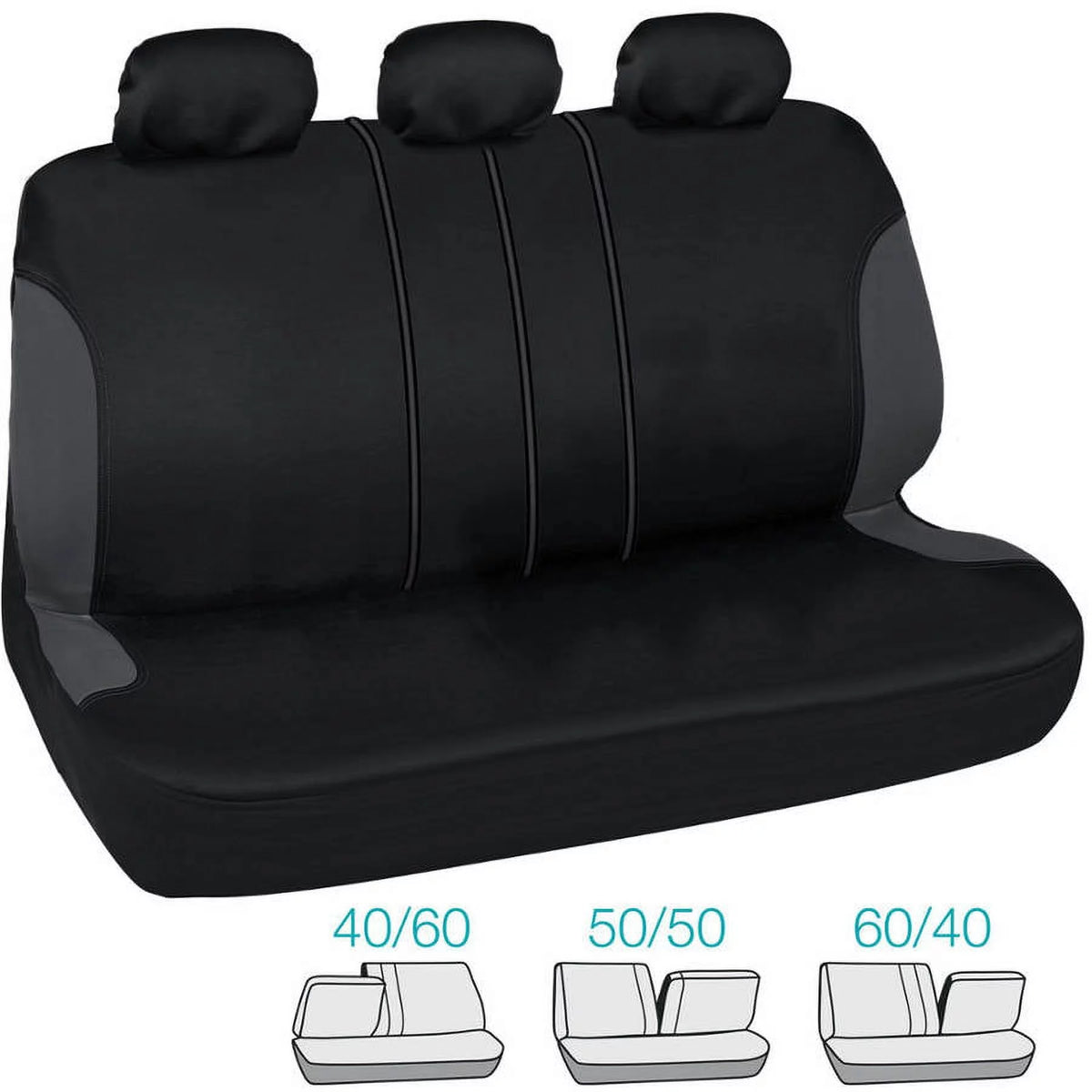 Car Seat Covers with Floor Mats and Steering Wheel Cover Full Set B285