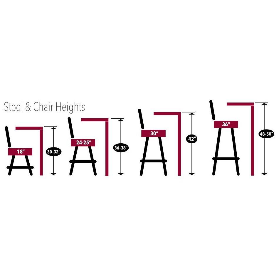 Swivel Bar Stool with Jailhouse Style Back J5330