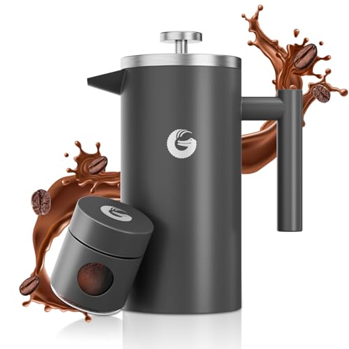 34oz Double Insulated Stainless Steel French Press E135