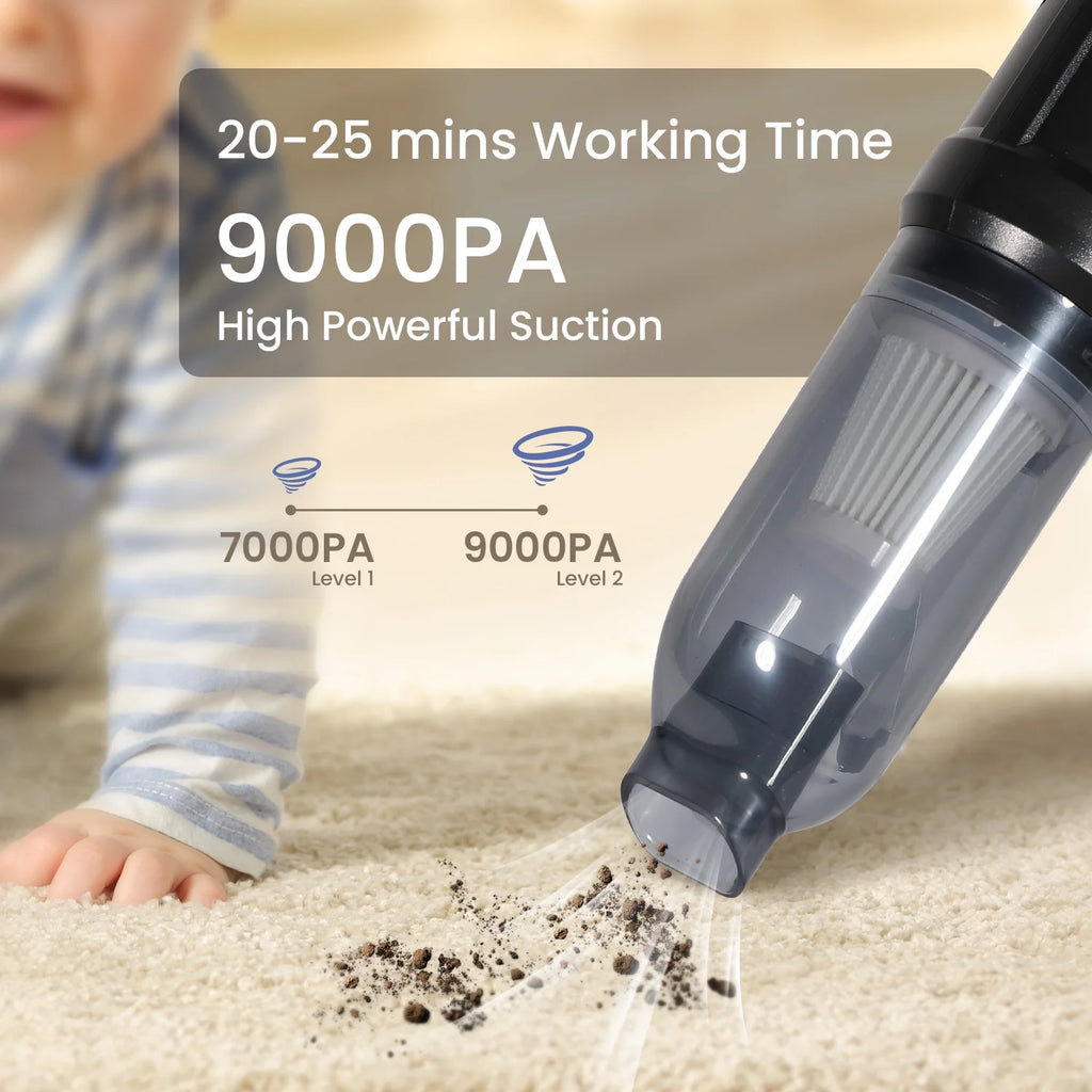 9000PA Cordless Handheld Vacuum Cleaner Y351