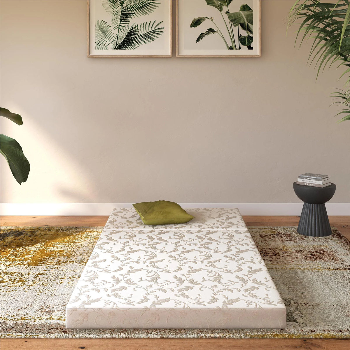 4-Inch Tri Folding Mattress with Carry Bag, Twin Size A197